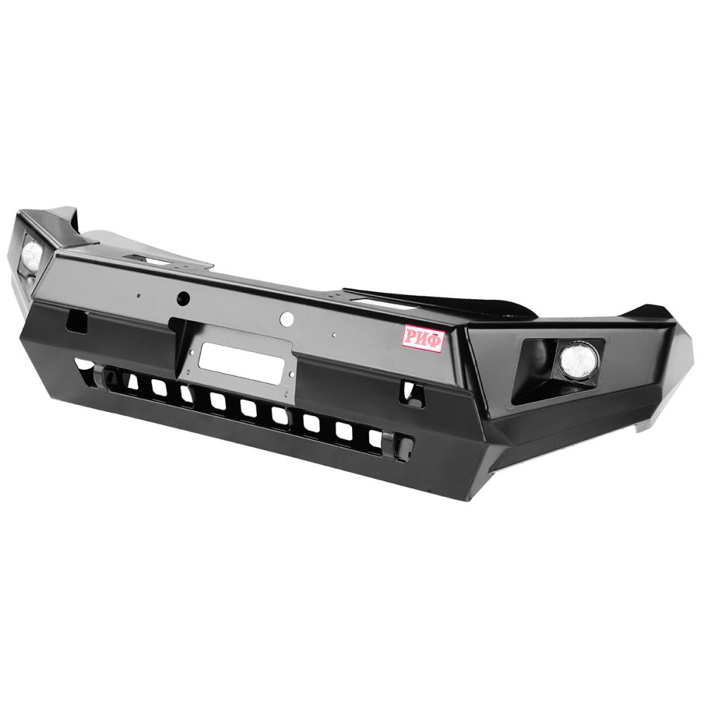 Бампер РИФ передний Fiat Fullback с доп. фарами и защитой бачка омывателя Бампер РИФ передний Fiat Fullback с доп. фарами и защитой бачка омывателя