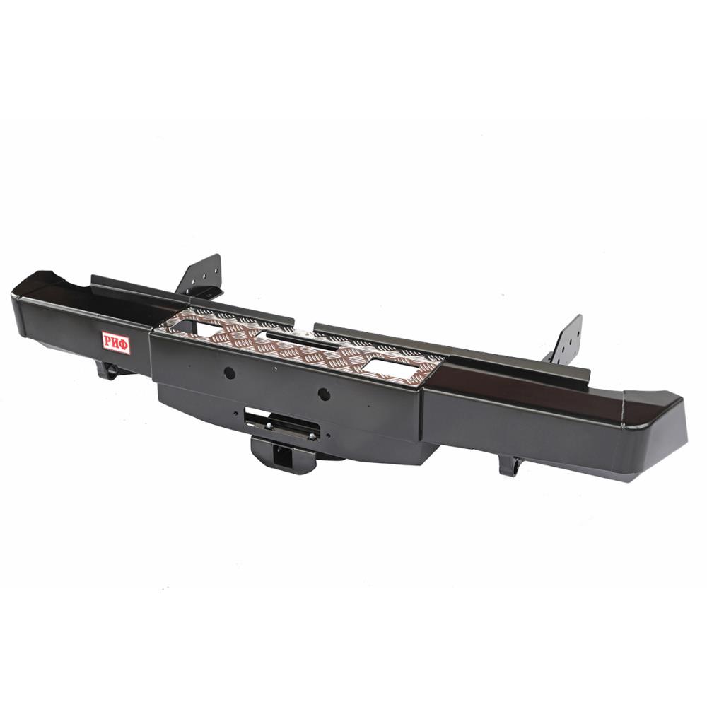 Бампер РИФ задний Fiat Fullback с площадкой под лебёдку и квадратом под фаркоп