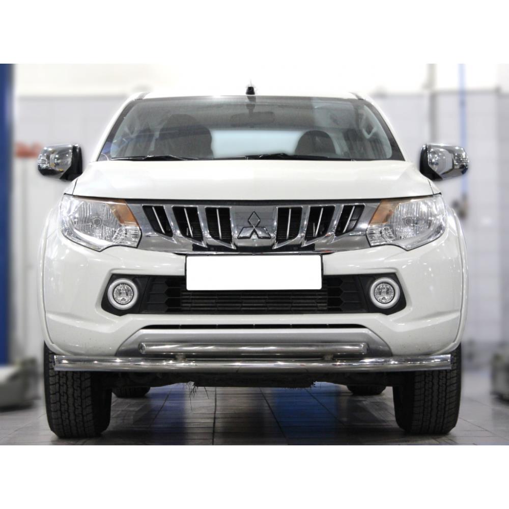 Дуга передняя по низу бампера d-60+43 радиусная двойная (MPL15_1.3) Fiat Fullback 2016+ Дуга передняя по низу бампера d-60+43 радиусная двойная (MPL15_1.3) Fiat Fullback 2016+