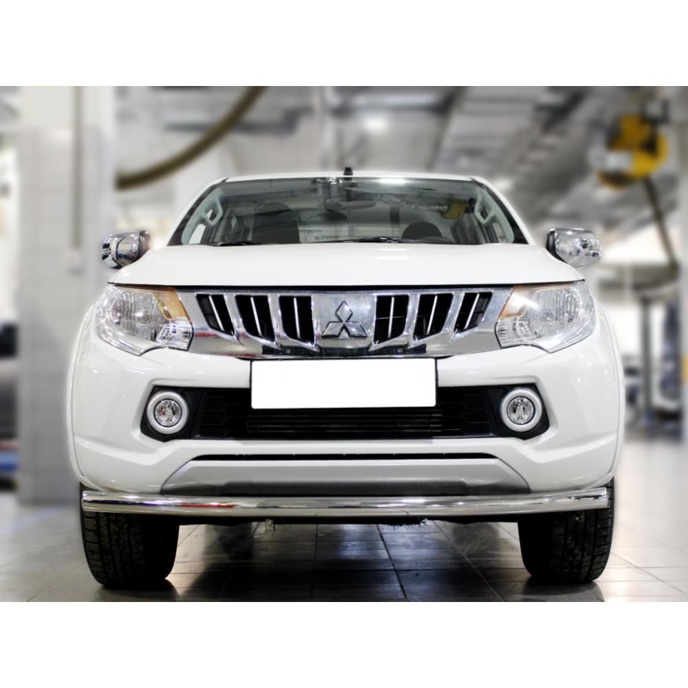 Дуга передняя по низу бампера d-60 радиусная на Fiat Fullback 2016+ Дуга передняя по низу бампера d-60 радиусная на Fiat Fullback 2016+