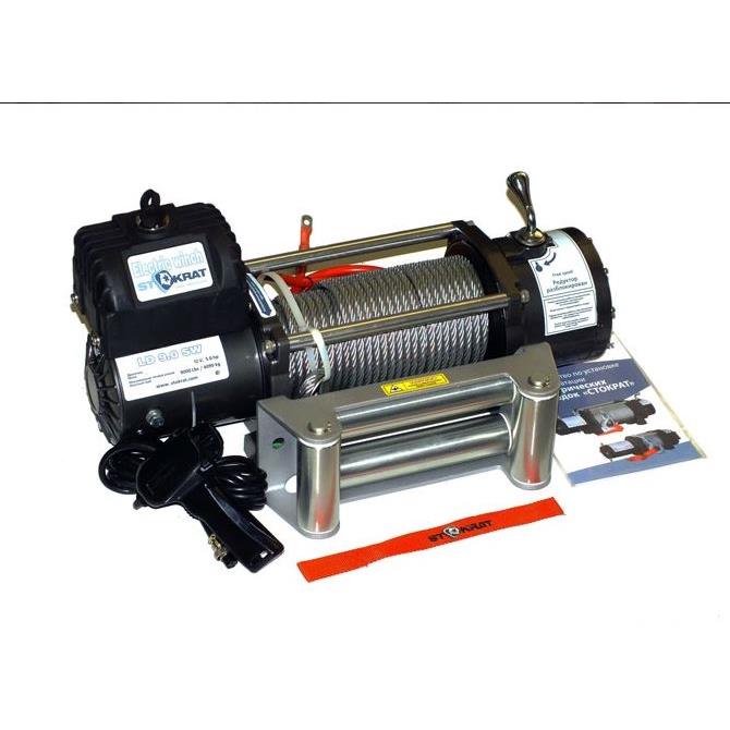 Лебедка электрическая автомобильная СТОКРАТ LD 9.0 SW, 9000 lbs, 12V, 5.0 л.с. Лебедка электрическая автомобильная СТОКРАТ LD 9.0 SW, 9000 lbs, 12V, 5.0 л.с.