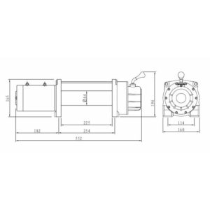 Лебедка электрическая СТОКРАТ SD9.5
