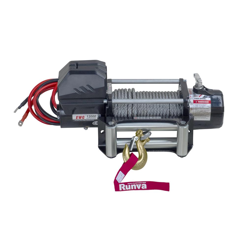 Лебёдка электрическая 12V Magnum 12000 lbs 5443 кг (стальной трос) Лебёдка электрическая 12V Magnum 12000 lbs 5443 кг (стальной трос)