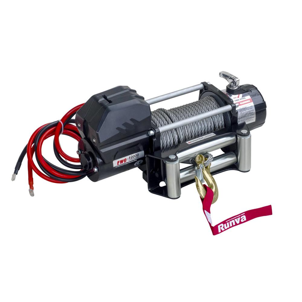 Лебёдка электрическая 12V Magnum 12000 lbs 5443 кг (стальной трос) Лебёдка электрическая 12V Magnum 12000 lbs 5443 кг (стальной трос)