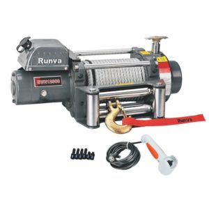 Лебёдка электрическая (индустр.) 12V Runva 12000 lbs 5700 кг