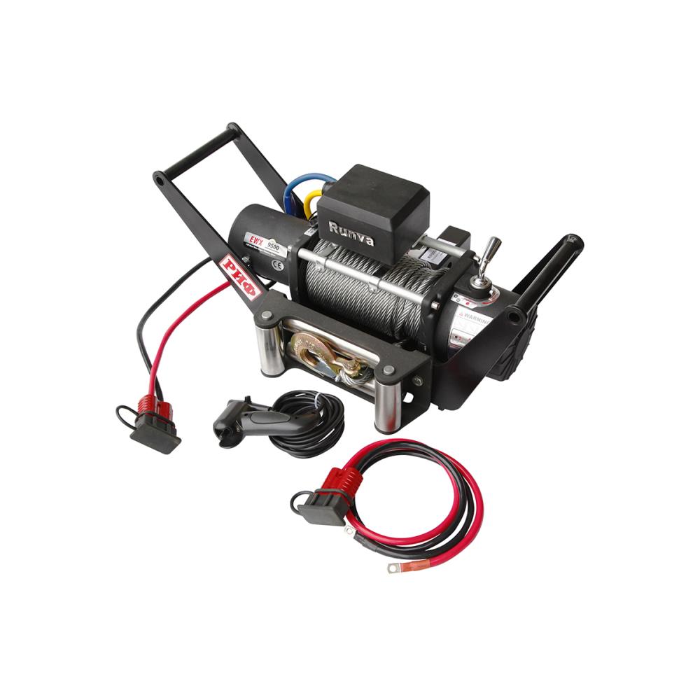 Лебёдка переносная РИФ 9500 c площадкой в квадрат для фаркопа и проводами (в сборе) Лебёдка переносная РИФ 9500 c площадкой в квадрат для фаркопа и проводами (в сборе)