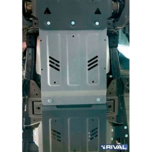 Защита алюминиевая "Rival" для КПП Fiat Fullback 2016-2019