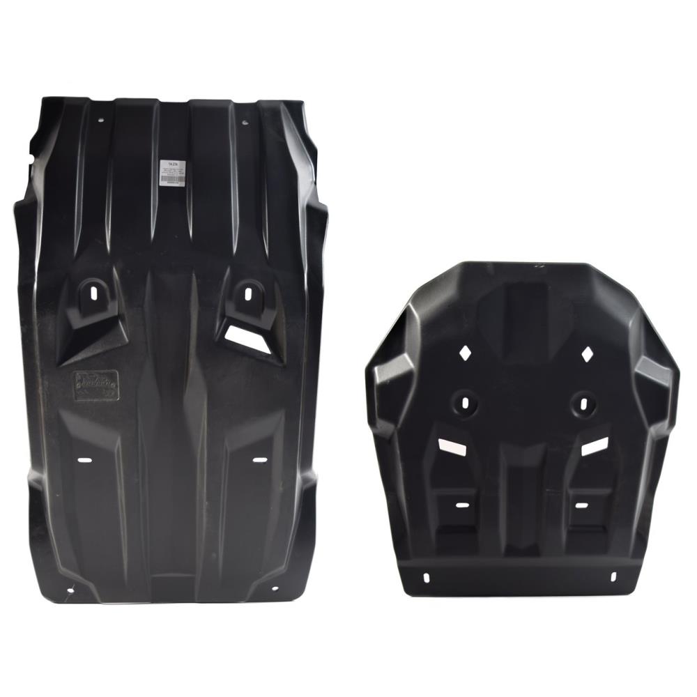 Защита картера, кпп и рк Fiat Fullback 2016- из 2х частей (Композит 10 мм)