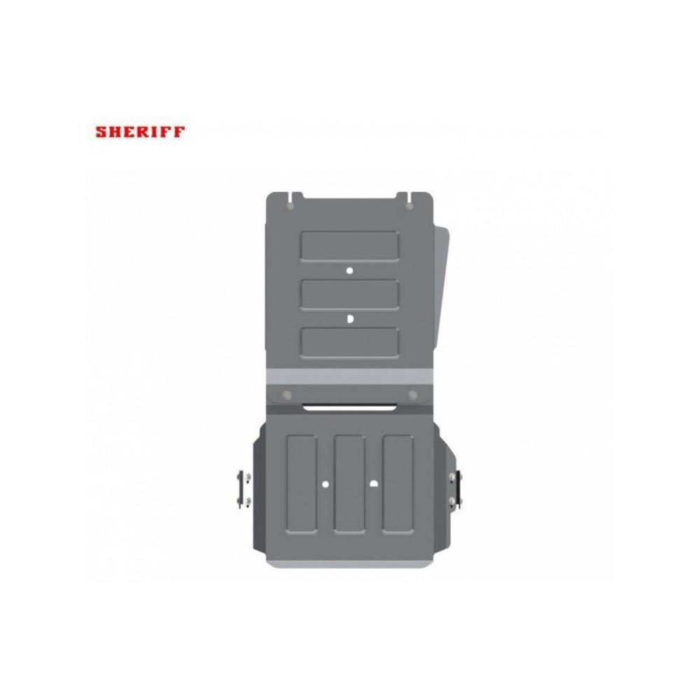 Защита Коробки Переключения Передач и Раздаточной Коробки алюминиевая для Fiat Fullback Защита Коробки Переключения Передач и Раздаточной Коробки алюминиевая для Fiat Fullback