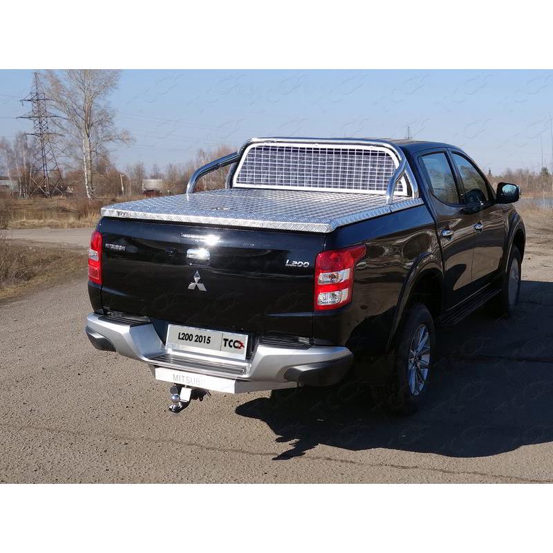 Защита кузова и заднего стекла 75х42 мм (для крышки, без надписи) Fiat Fullback 2016-2019