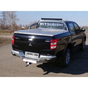 Защита кузова и заднего стекла 75х42 мм со светодиодной фарой (для крышки) Fiat Fullback 2016-2019