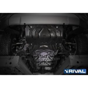 Защита "Rival" для радиатора, картера, КПП и РК Fiat Fullback 2016-2019