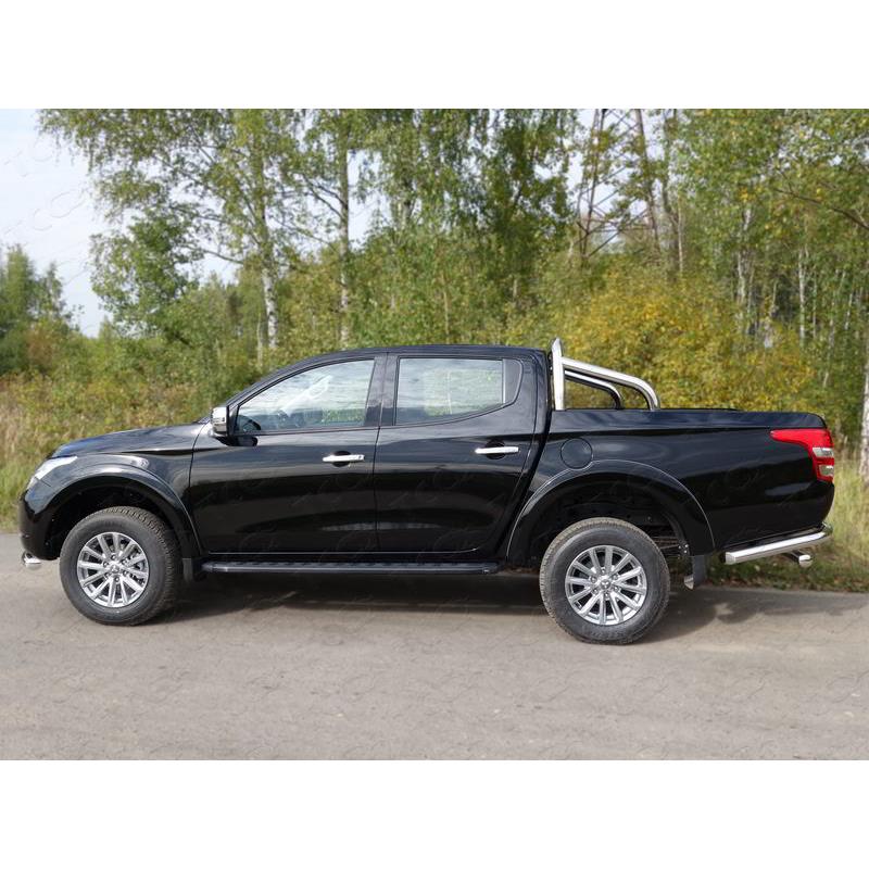 Защита задняя (уголки) 76,1 мм, полир. нерж. сталь Fiat Fullback 2016 Защита задняя (уголки) 76,1 мм, полир. нерж. сталь Fiat Fullback 2016