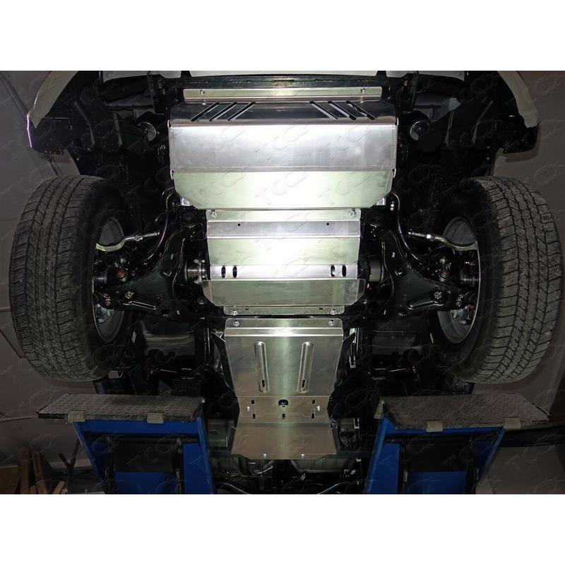 Защиты комплект (алюминий) радиатор, картер, кпп, рк, бак Fiat Fullback